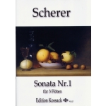 Image links to product page for Sonata No 1 for Three Flutes